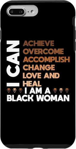 Vista 12 de iPhone 11 Pro Max poderoso negro mujer afirmación afroamericana orgullo caso