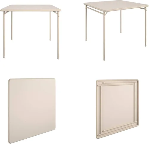 Vista 7 de Rectángulo vinilo parte superior plegable Cosco Dorel Industries, Tabla de servir, Acero, Blancuzco