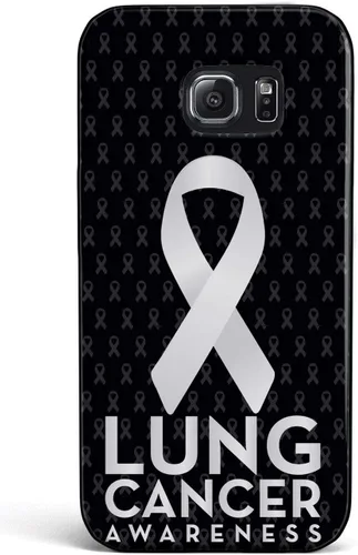 Vista 21 de Inspired Cases - Funda con textura 3D para iPhone Xs Max - Funda protectora de goma para Apple iPhone Xs Max - Concientización sobre el cáncer