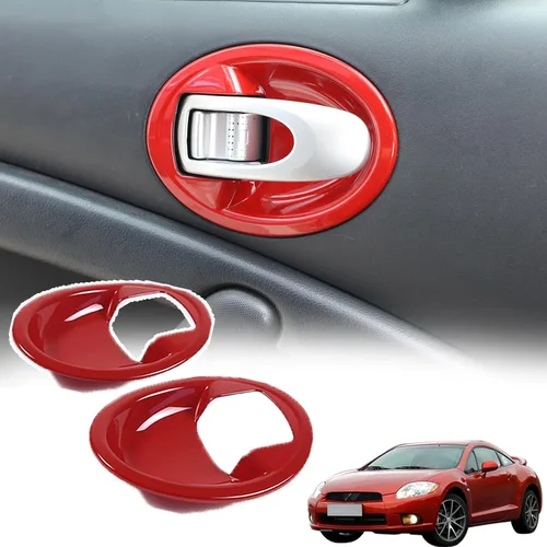 Vista 9 de Sekhyna Tazón para manija interior de puerta de ABS compatible con Mitsubishi Eclipse 2006-2011, manija interior izquierda y derecha, tazón, ABS