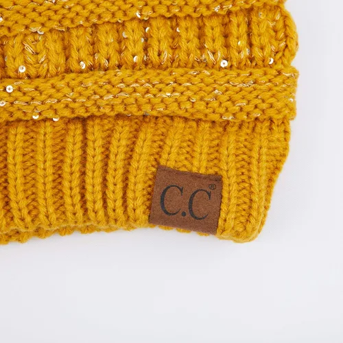 Vista 143 de C.C Trendy Warm Chunky Soft Stretch Cable Knit Beanie