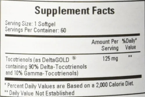 Vista 2 de Ecological Formulas - Annatto Tocotrienoles 125 mg 60 geles [Salud y Belleza]