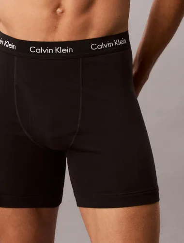Vista 4 de Calvin Klein Calzoncillos tipo bóxer elásticos de algodón para hombre (3 unidades)