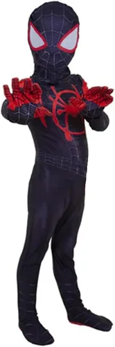Vista 3 de KGDECYS Disfraz de superhéroe para niños, body de elastano Zentai para Halloween, cosplay