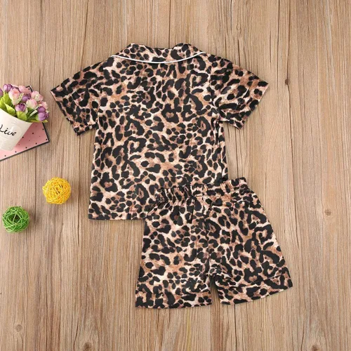 Vista 61 de Conjunto de pijama de manga larga con botones para niña pequeña, conjunto de ropa de dormir