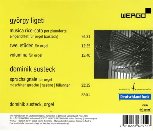 Vista 2 de Organ Works Volumina Harmonies Coulee Musica