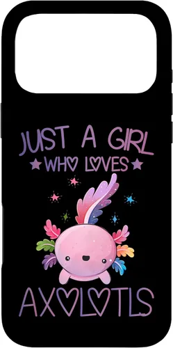 Vista 22 de Just A Girl Who Loves Axolotls Lover Gifts Kawaii Axolotls Case for iPhone 17