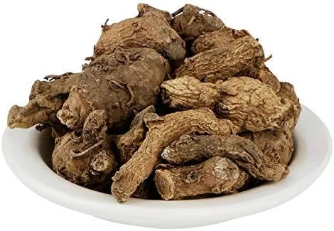Vista 3 de YUVIKA Kali Haldi - Nar Kachur - Narkchaur - Cúrcuma Zerumbet - Raíz de zedoario - Cúrcuma negra (7.05 oz)