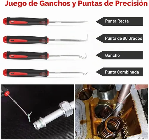 Vista 5 de GLK 248 piezas de herramientas de extracción de molduras, herramienta de palanca, kit de herramientas de extracción de panel de puerta para Negro