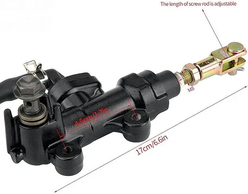 Vista 4 de Cilindro maestro de freno trasero compatible con Suzuki GSXR 400 600 750 1000 1100 1300R 650 1200 1250 SXG Bandit GSF 250 RF600 RF900 SV650 SV1000