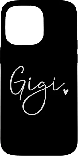 Vista 21 de Gigi Heart Graphic Grandma - Carcasa para iPhone 16