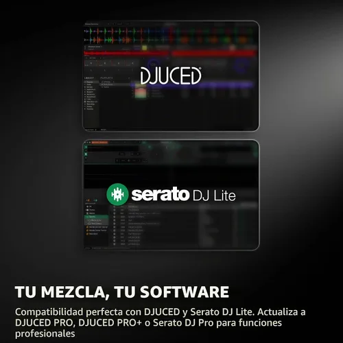 Vista 7 de Hercules DJControl Inpulse 500-2-Deck DJ Controller para Serato y DJUCED