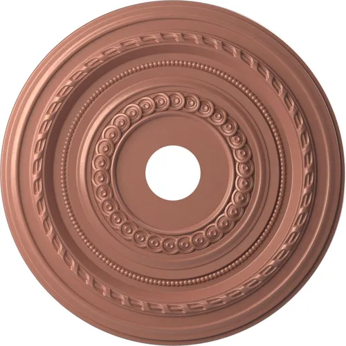 Vista 146 de Ekena Millwork CMP10CO Cole Medallón de techo de PVC termoformado (se adapta a toldos de hasta 4 1/4"), 10 "OD x 3 1/2" ID x 3/4" P
