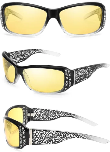 Vista 4 de LVIOE Gafas de sol polarizadasgafas de conducción de visión nocturna para mujeres LN010