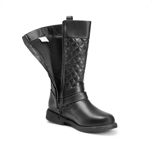 Vista 3 de DREAM PAIRS Botas de equitación de moda hasta la rodilla para niñas
