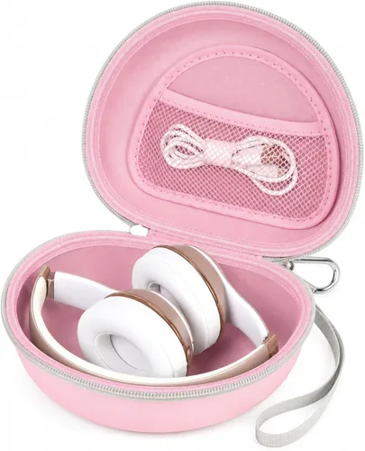 Vista 11 de COMECASE - Funda rígida para auriculares Beats Solo 4 3 2 y Studio Pro Extra-Large Protective Shell for Foldable On-Ear Headsets, Storage for