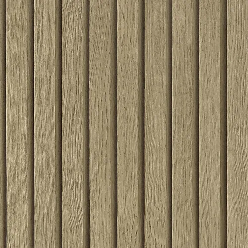 Vista 8 de Papel tapiz de listones de madera marrón claro, paneles de madera autoadhesivos, papel tapiz de rayas de grano de madera sintético, papel de 1