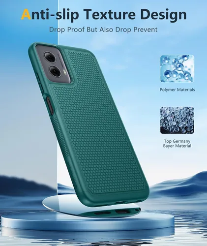 Vista 975 de FNTCASE Funda para iPhone 17 Pro: Fundas delgadas translúcidas de color azul claro compatibles con MagSafe, protección completa de la cámara