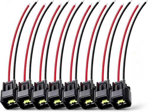 Vista 16 de HiSport Conector de bobina de encendido Conector Pigtail Plug 6 Pcs Compatible con Mazda Lexus Toyota Supra 1JZ 2JZ