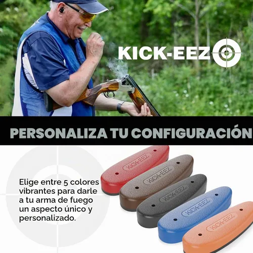 Vista 4 de KICK-EEZ Almohadilla de retroceso multiuso para amolar para ajustar, almohadilla de culata Sorbothane para escopetas y rifles, fabricada en Estados