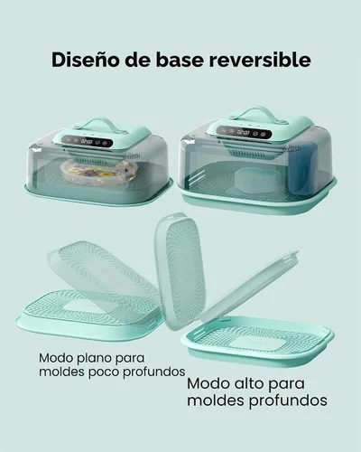 Vista 4 de Máquina de curado de resina Resiners G3 con luz UV, curado rápido de 2H/1Min, alfombrilla de silicona incluida, base reversible resistente a
