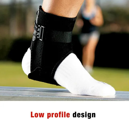 Vista 5 de ACE Ankle Brace with Side Stabilizers, Adjustable, Black, (Pack of 12)