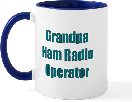 Vista 29 de CafePress Eat Sleep - Taza de café de cerámica con radio, 11 oz (11.0 fl oz)