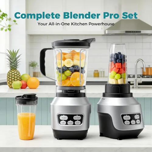 Vista 2 de OLIXIS Smoothie Blender for Kitchen, Personal Blender