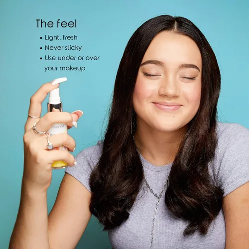 Vista 4 de Frilliance Paquete de belleza para adolescentes, base y suero hipoalergénico vegano libre de crueldad, niebla facial y bandana