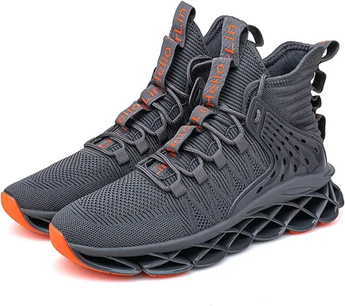 Vista 4 de Zapatos deportivos cómodos para correr para hombre, cómodos, atléticos, para caminar y caminar, a la moda, tenis