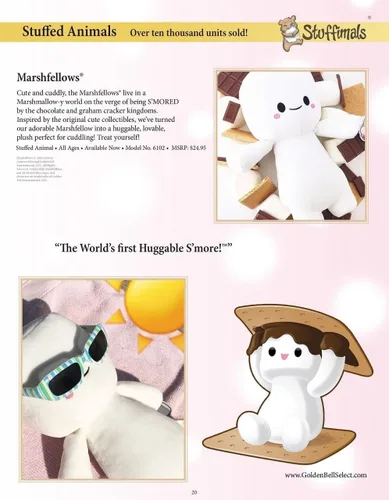 Vista 5 de marshfellows:El primer abrazable Animal de peluche Ultra suave