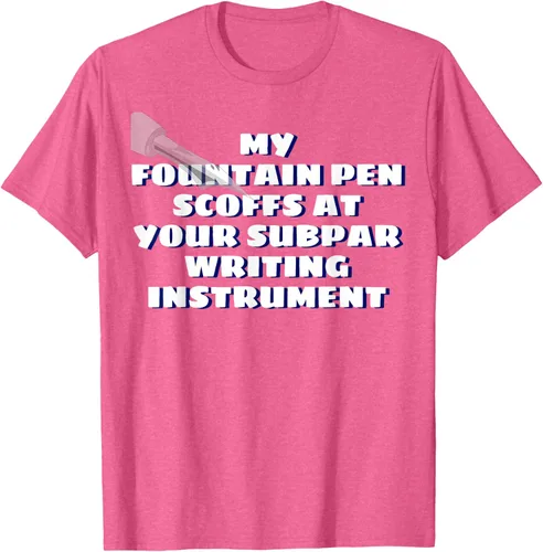Vista 26 de My Fountain Pen Scoffs At Your Subpar - Camiseta de manga corta