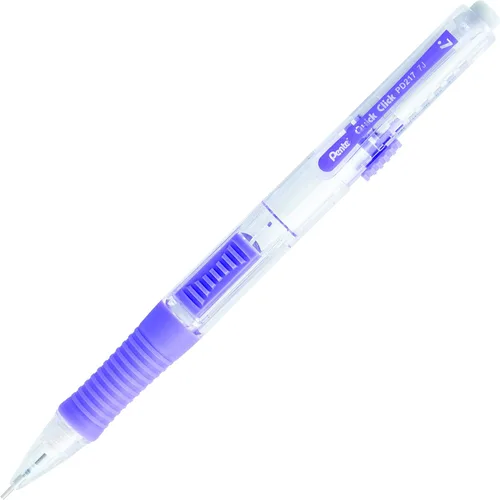 Vista 100 de Pentel QUICK CLICK - Portaminas mecánico (0.7mm), cuerpo verde, caja de 12 lápices (PD217D)