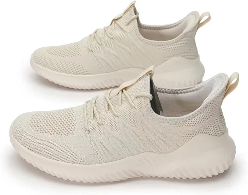 Vista 5 de Zapatos casuales para correr para hombre, ligeros, cómodos, informales, de malla, para trabajo, gimnasio, tenis, caminar, entrenamiento cruzado