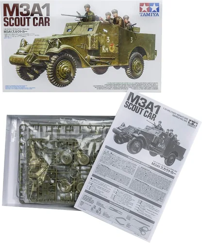 Vista 2 de Tamiya 35363 1/35 M3A1 Scout Car Kit de modelo de plástico