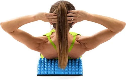 Vista 3 de Prosource Ajuste el dispositivo de tracción ortopédico de espiga de estiramiento de espalda arqueada y soporte de masaje lumbar inferior