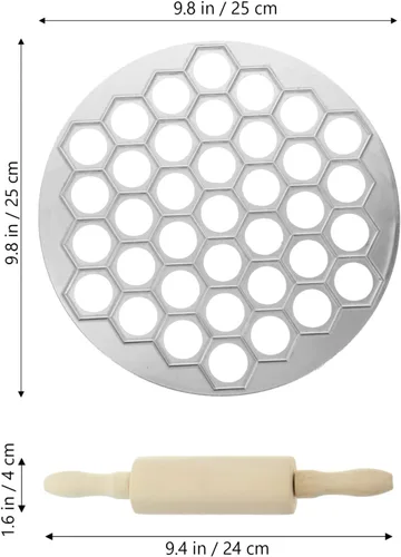 Vista 5 de Molde para bolas de masa hervida Pelmeni Maker Ravioli Maker Molde de bolas de masa con rodillo Pelmeni Moldes Máquina cortadora de ravioles Pirogi