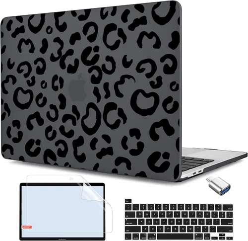 Vista 27 de TWOLSKOO Funda compatible con MacBook Pro de 13 pulgadas 2023-2016 A2338 M2/M1 A2251 A2289 A2159 A1989 A1706, cubierta rígida de plástico y funda