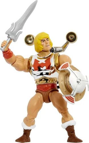 Vista 4 de Masters of the Universe Origins - Figuras de acción Deluxe de 14 cm, figuras de batalla para contar historias, juegos y exhibición, regalo