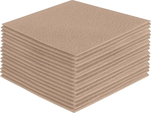 Vista 131 de FabricLA Hojas de fieltro acrílico para manualidades, cuadrados de fieltro precortados suaves de 4 x 4 pulgadas (3.9 in x 3.9 in), utiliza hojas