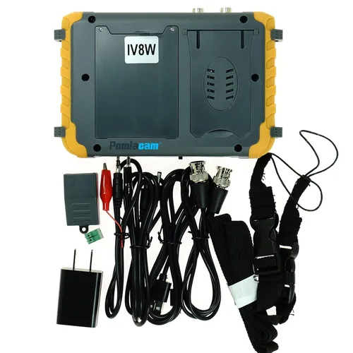 Vista 7 de AHD CCTV Monitor Cámara Probador IV8W 5 pulgadas 4-en-1 8MP AHD TVI 8MP CVI CVBS 1080P Coaxial HD Testerr Soporte RS485 PTZ Controlador/UTP Cable