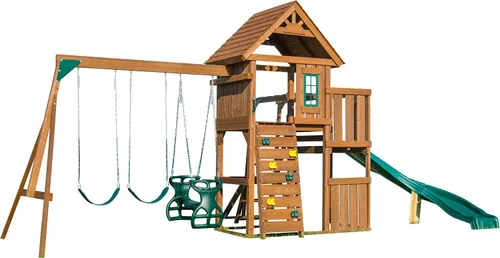 Vista 8 de Swing-N-Slide, conjunto de juegos de cedro