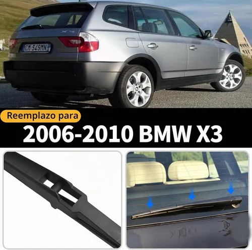 Vista 2 de Limpiaparabrisas trasero y brazo para BMW X3 2006-2010 para ventana