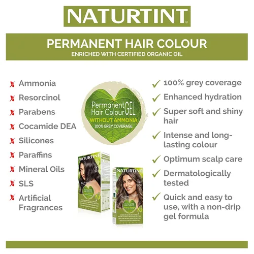 Vista 8 de Naturtint 4N - Tinte para el cabello castaño natural, 5.07 FZ
