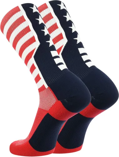 Vista 2 de TCK Stars and Stripes Perimeter Crew Socks