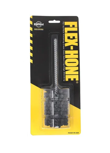 Vista 48 de Brush Research pulidor cilíndrico FLEX-HONE, serie BD, abrasivo de carburo de silicio, 1