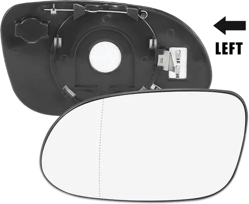 Vista 2 de X AUTOHAUX Espejo retrovisor de coche reemplazo de vidrio W/placa de respaldo calentado lado izquierdo del conductor para Mercedes-Benz CLK320 CLK430