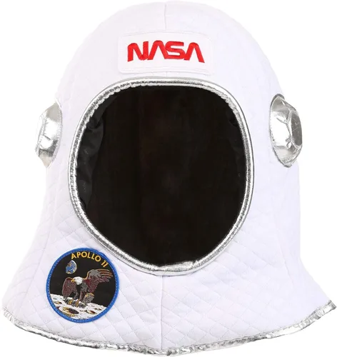 Vista 6 de Casco de felpa espacial astronauta Blanco