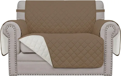 Vista 223 de Easy-Going - Funda reversible para sofá, resistente al agua, con varillas de espuma y correas elásticas, protector de muebles para mascotas y perros
