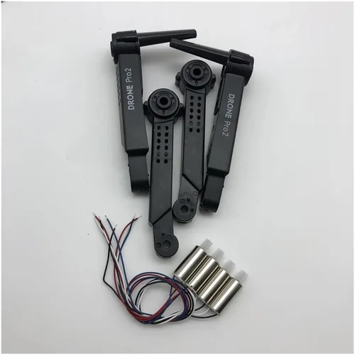 Vista 9 de RC Drone Spare Parts Motors Engines Quadcopter Arm Blades Gear For E99 Pro S70 Pro(Black)